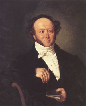 Jeremias Gotthelf (Gem�lde von Johann Friedrich Dietler, 1844)