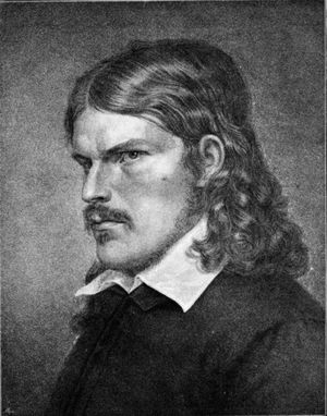 Johann Michael Friedrich R�ckert (Lithographie von P. Rohrbach, nach einer Zeichnung von S. Amsler, 1819)
