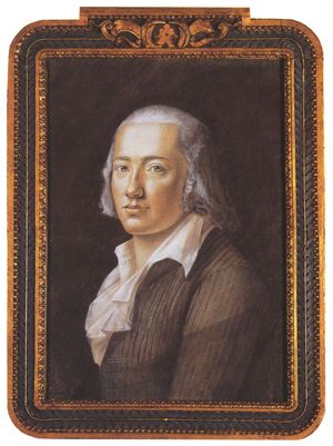 Friedrich H�lderlin (Pastell von Franz Karl Hiemer, 1792) 