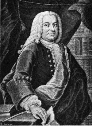 Barthold Heinrich Brockes (Druck nach einem Gem�lde von Balthasar Denner