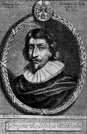 Georg Rodolf Weckherlin (Kupferstich um 1634, Biblioth�que Nationale Paris)