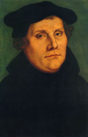 Martin Luther (Gem�lde von Lucas Cranach d.�., 1522)
