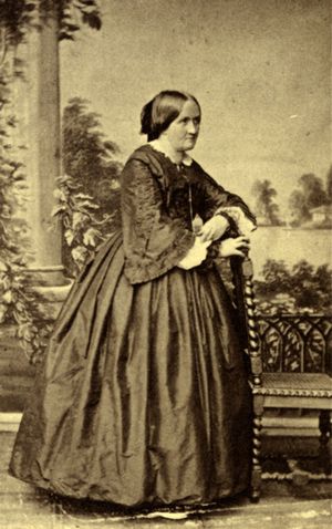 Ottilie Wildermuth (Fotografie von C. Pfann in Stuttgart, nicht datiert)