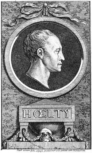 Ludwig Christoph Heinrich H�lty (Radierung von Daniel Chodowiecki, 1777)