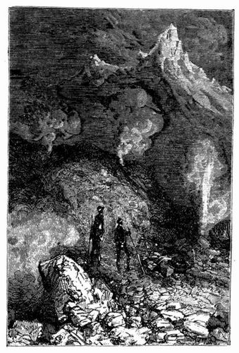 Qualmende D�mpfe drangen aus dem Boden empor. (S. 87.)