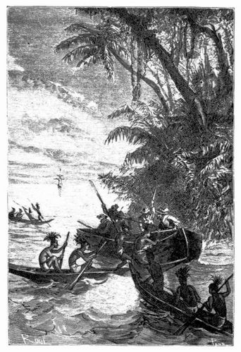 Abel Tasman von Neu-Seel�ndern angegriffen. (S. 515.)