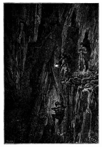 Senkrecht hinab. (S. 141.)