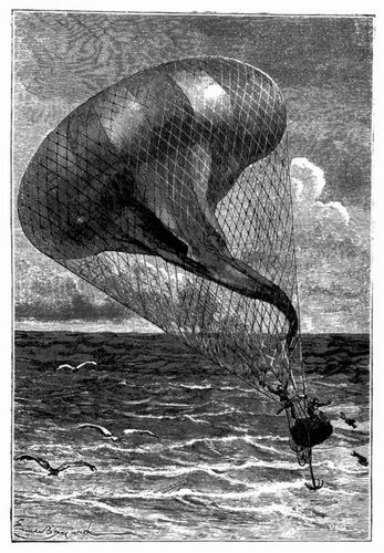 Der Ballon wurde schlaffer und schlaffer. (S. 156.)
