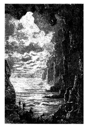 Ein See inmitten der Erde. (S. 157.)