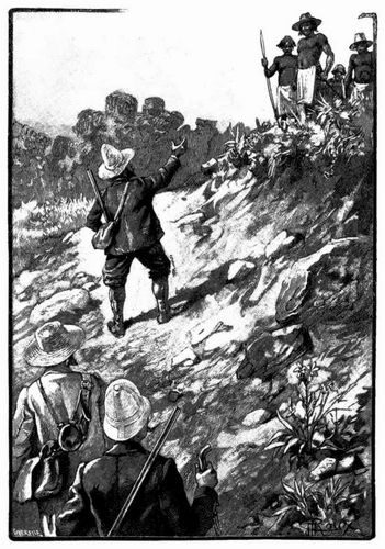Es war der Capitan, der H�uptling des Dorfes. (S. 178.)