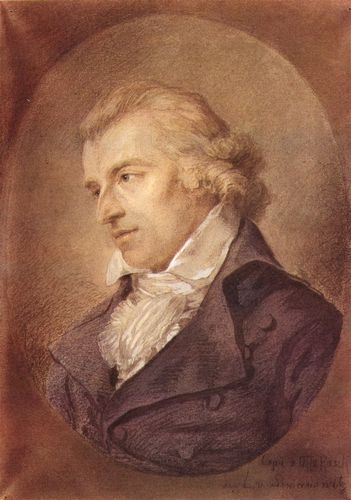 Friedrich Schiller (Pastell von Frenzel nach dem Gem�lde von Ludovike Simanowitz, 1793)