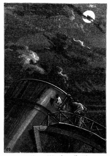 Der Director auf seinem Posten. (S. 189.)