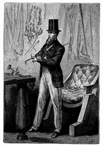 Der Pr�sident Barbicane. (S. 15.)