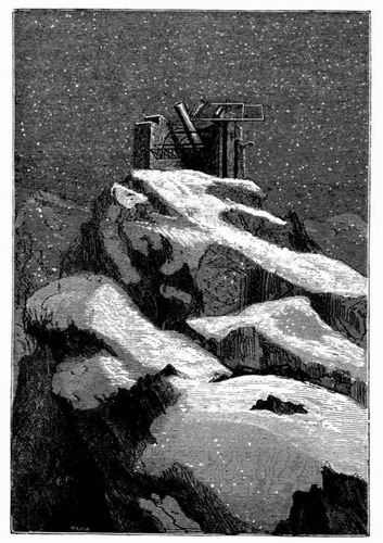 Teleskop auf dem Felsengebirge. (S. 172.)