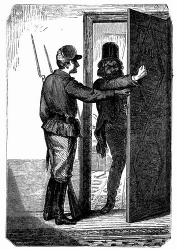 Die Abgeordneten von Texas unter Aufsicht. (S. 79.)