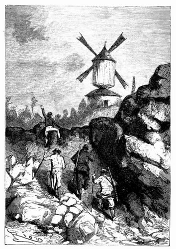 Hinauf zur M�hle. (S. 311.)