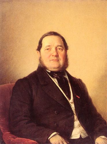Adalbert Stifter (Gem�lde von Josef Grandauer, 1862)