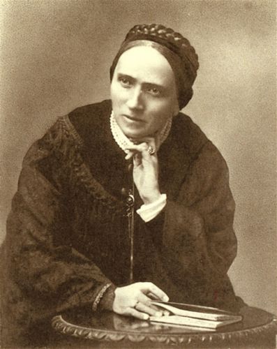 Louise B�chner (Fotografie, um 1870)