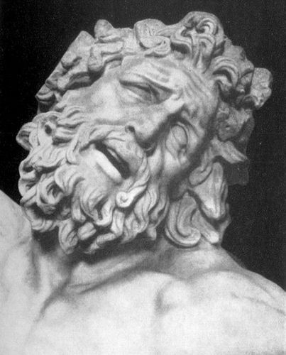 Kopf des Laokoon. 50 v. Chr. Rom, Vatikan. Museum.