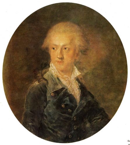 August von Kotzebue (Gem�lde von Heinsius, um 1800)