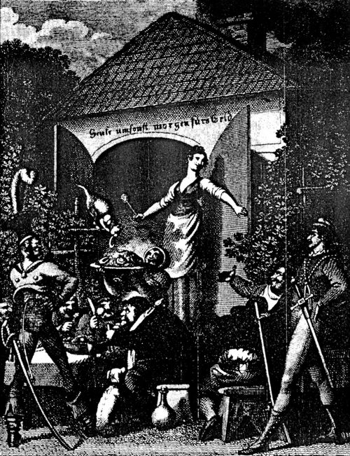 Der J�ger. (Johann Andreas Christian L�hr: Das Buch der M�hrchen)
