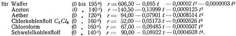 Verdampfungsw�rme