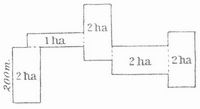 Fig. 3. Unregelm��ig begrenztes Grundst�ck.