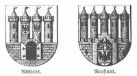Wappen von Brandenburg an der Havel. Altstadt  Neustadt.