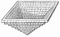 Fig. 2. Salzkristallpyramide.