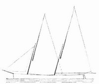Fig. 12. Gleittakelung: zweimastig f�r Gigs.