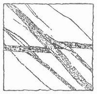 Fig. 2. Zertr�merung und Verwerfung.