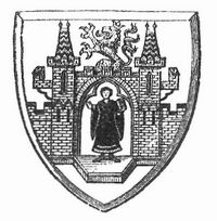Wappen von M�nchen (mit dem »M�nchner Kindl«).