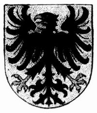 Wappen von Aachen.