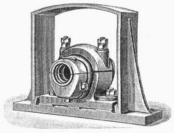 Fig. 6. Lager mit Mauerkasten.