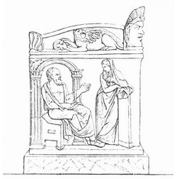 Sokrates und Erato.