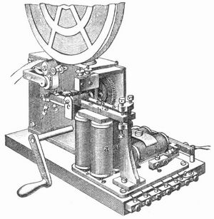 Streifen-Chronograph von Fue�.