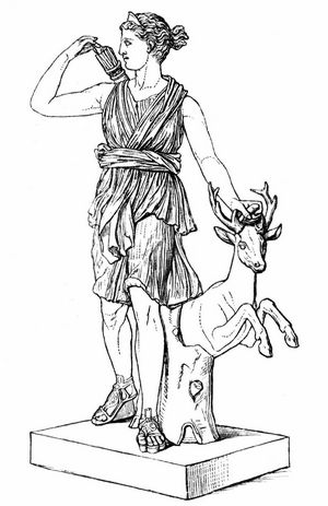 Artemis (Diana von Versailles; Louvre, Paris).
