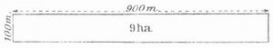 Fig. 2. Rechteckiges Grundst�ck.