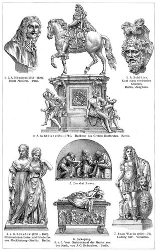Bildhauerkunst XII. Deutsche und franz�sische Bildnerei, XVII. u. XVIII. Jahrhundert.