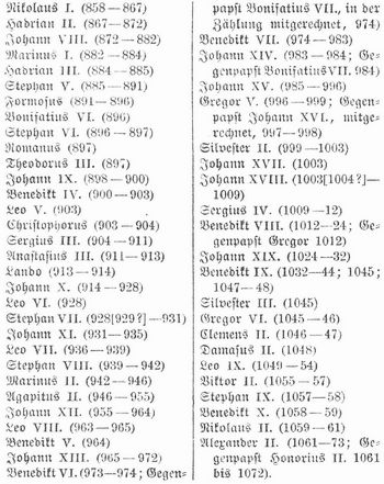 Tabelle
