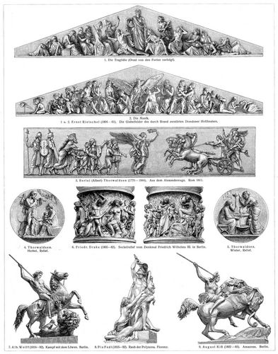 Bildhauerkunst XIV. XIX. Jahrhundert. II.