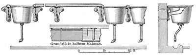 14. Kaldaunenwaschgef��e und Entfettungsplatten f�r Kutteleien.