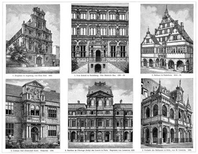 Architektur XI. Deutsche, Franz�sische und Englische Renaissance (16. und 17. Jahrhundert.)