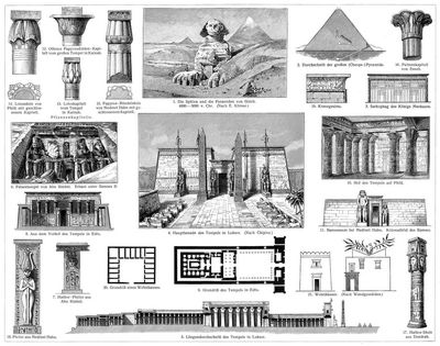 Architektur I. �gyptische Baukunst.