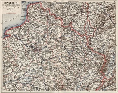 Frankreich. Nord�stlicher Teil.