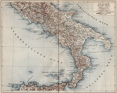 Italien. S�dliche H�lfte.