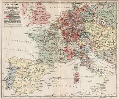 Geschichtskarte von Deutschland IV.