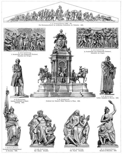 Bildhauerkunst XVI. XIX. Jahrhundert. IV.
