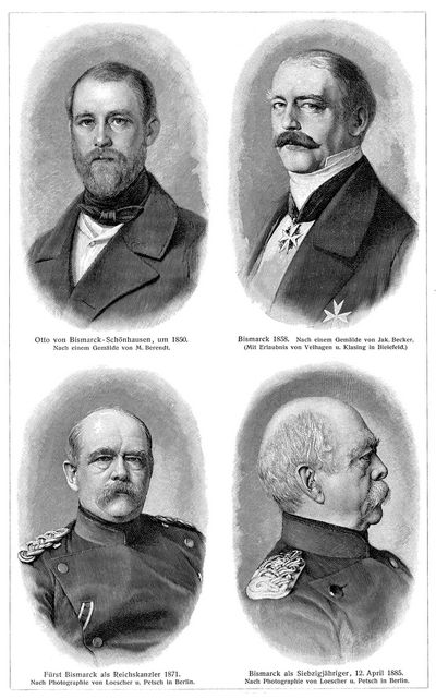 Bismarck-Bildnisse.