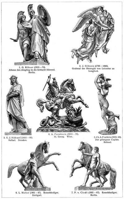 Bildhauerkunst XV. XIX. Jahrhundert. III.